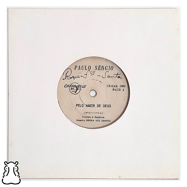 Compacto Paulo Sérgio - Pelo Amor de Deus - Vinil 1969 - Hm