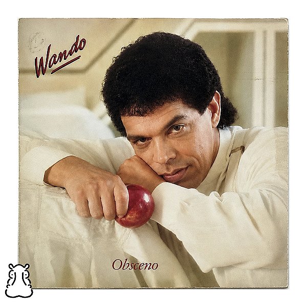 LP Wando - Obsceno - Disco de Vinil 1988- Com Encarte - Hm