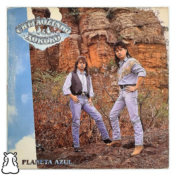 LP Chitãozinho & Xororó - Planeta Azul - Vinil Encarte - Hm