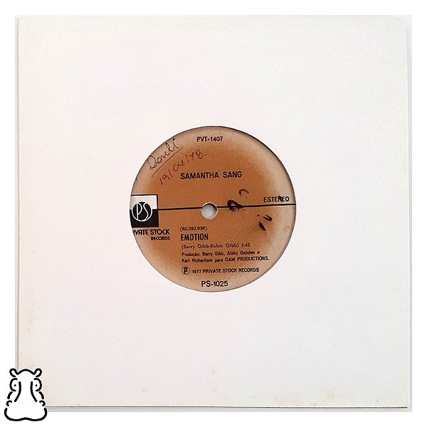 Compacto Samantha Sang Emotion When Love Is Gone 1977 Vinil