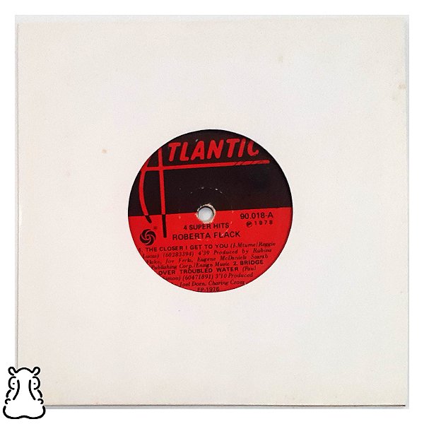 Ep Compacto Roberta Flack 4 Super Hits Disco De Vinil 1978
