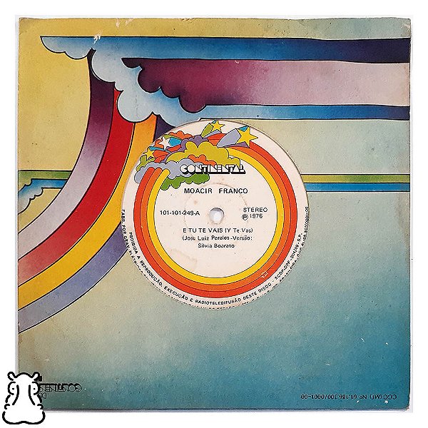 Compacto Moacir Franco - E Tu Te Vais - Vinil 1976 - Hm
