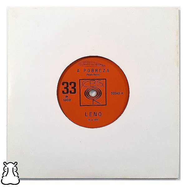 Compacto Leno A Pobreza / Me Deixa Em Paz - Vinil 1968 - Hm