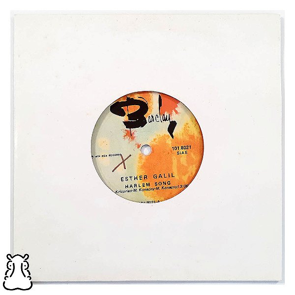 Compacto Esther Galil - Harlem Song - Disco Vinil 1974 - Hm