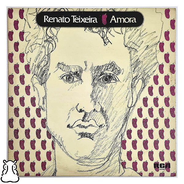 LP Renato Teixeira - Amora - Disco Vinil 1979 Encarte - Hm