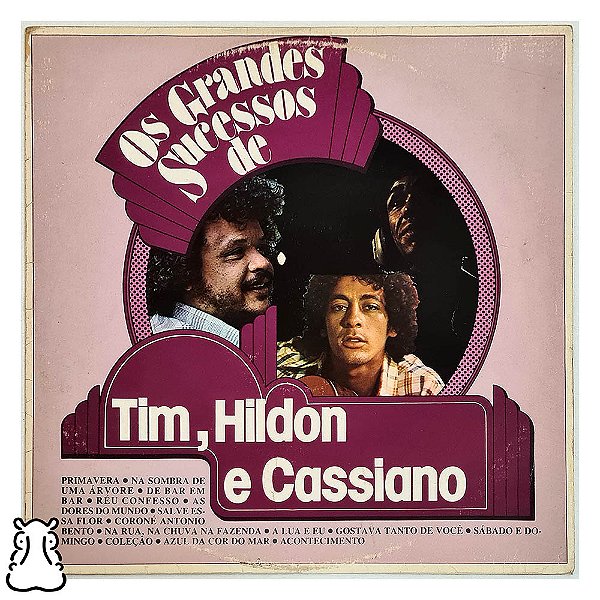 LP Tim Maia Hildon Cassiano - Os Grandes Sucessos Vinil - Hm