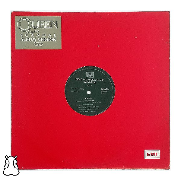 LP Queen - Scandal - Single - 45 RPM - Disco Vinil 1989 - Hm