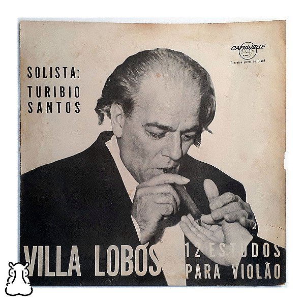 LP Villa-Lobos Turibio Santos - 12 Estudos Para Violão - Hm