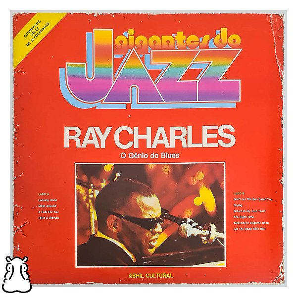 LP Ray Charles - Gigantes Do Jazz - Disco de Vinil 1980 - Hm