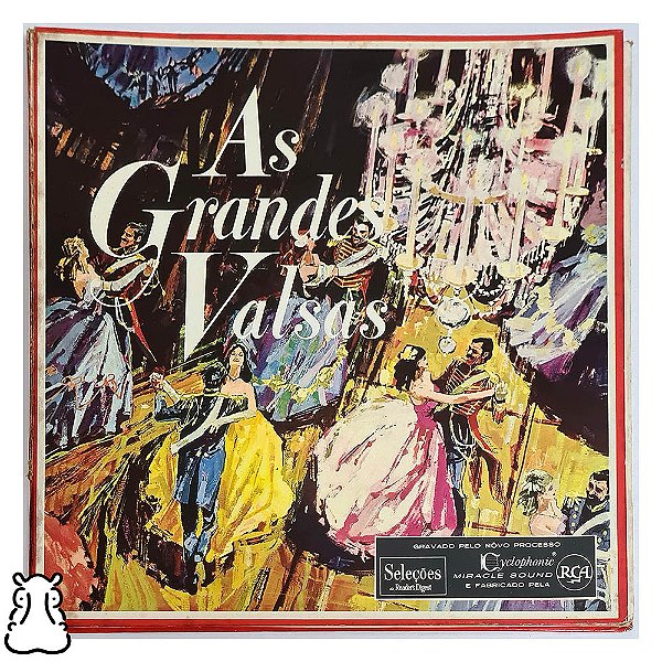 LP Box 4 LPs - As Grandes Valsas - Disco de Vinil - Hm