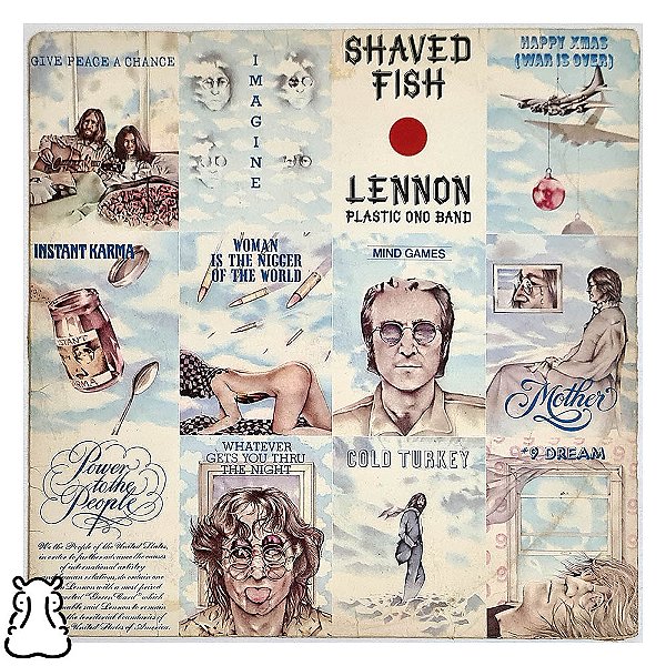 LP John Lennon - Shaved Fish - Disco de Vinil Encarte - Hm