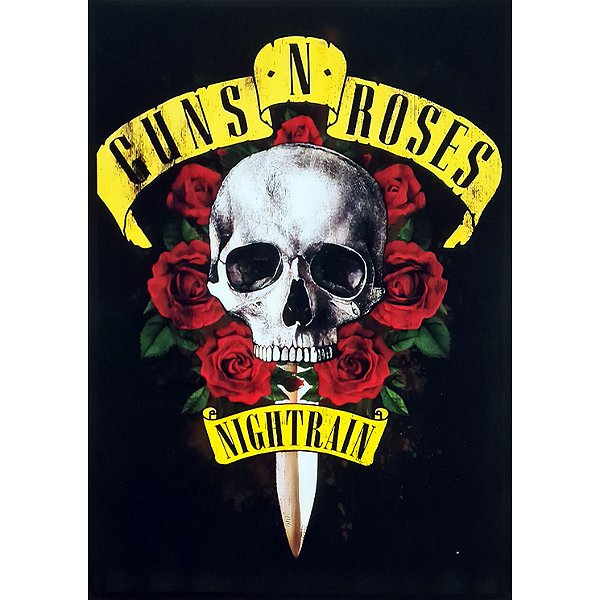 Placa / Pôster - Guns N' Roses - Nightrain - Tamanho A4 - Hm