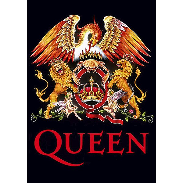 Placa / Pôster - Queen - Logo - Tamanho A4 - Hm