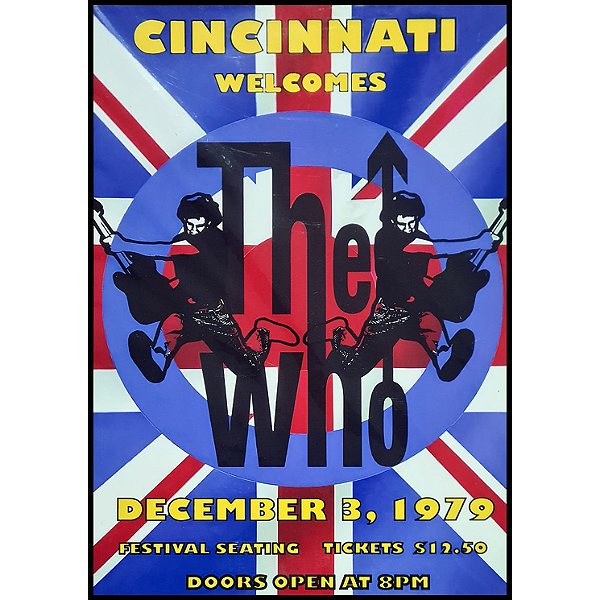 Placa / Pôster - The Who - Cincinnati - Tamanho A4 - Hm