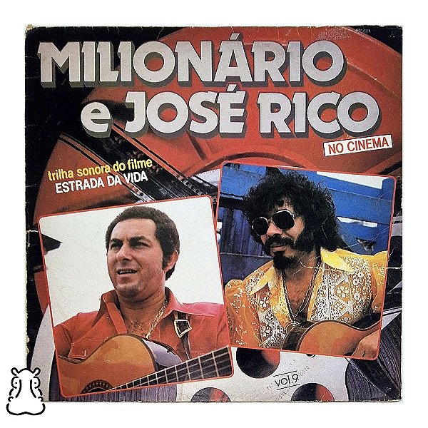LP Milionário e José Rico - Vol. 9 - No cinema - Vinil - Hm