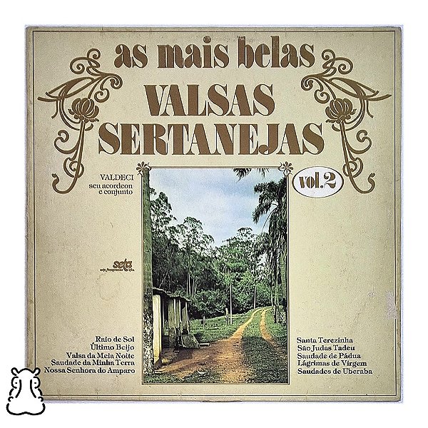 LP Valdeci As Mais Belas Valsas Sertanejas Vol. 2 Vinil - Hm