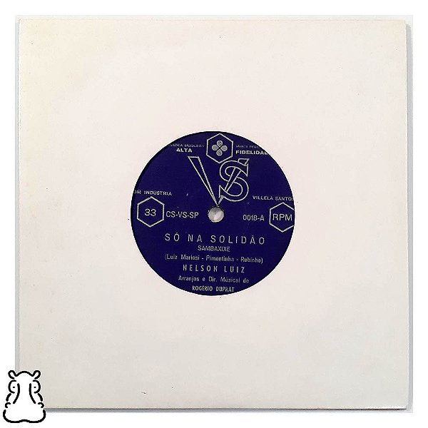 Compacto Nelson Luiz - Só Na Solidão - Disco de Vinil - Hm