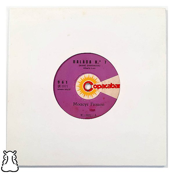 Compacto Moacir Franco Balada Nº 7 1971 Disco De Vinil - Hm