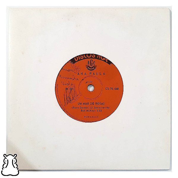 Compacto Ana Paula Um Mar De Rosas Batida Coração Vinil 1971