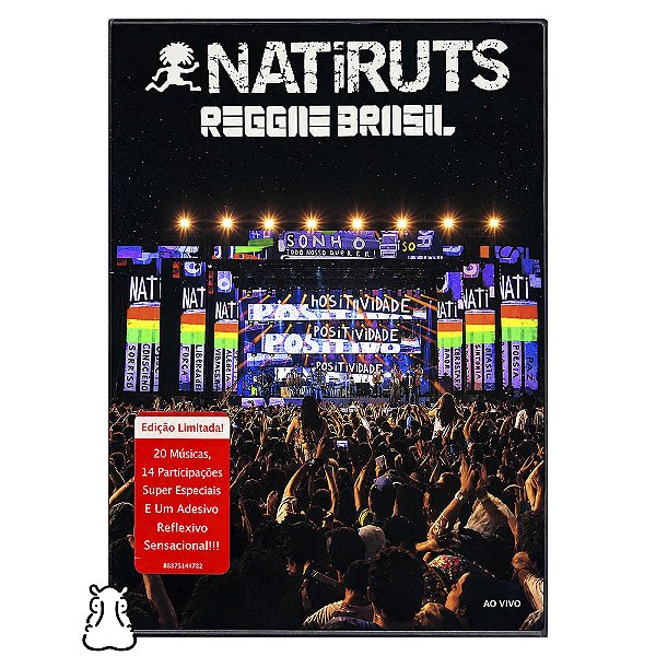 DVD + CD Natiruts - Reggae Brasil - 2015 - Novo Lacrado - Hm
