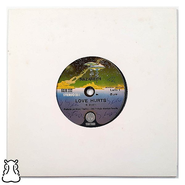 EP Compacto Nazareth - Love Hurts Disco de Vinil 1976 - Hm