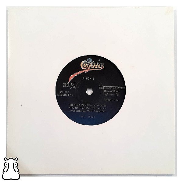 Compacto Ritchie - Menina Veneno - Disco de Vinil 1983 - Hm