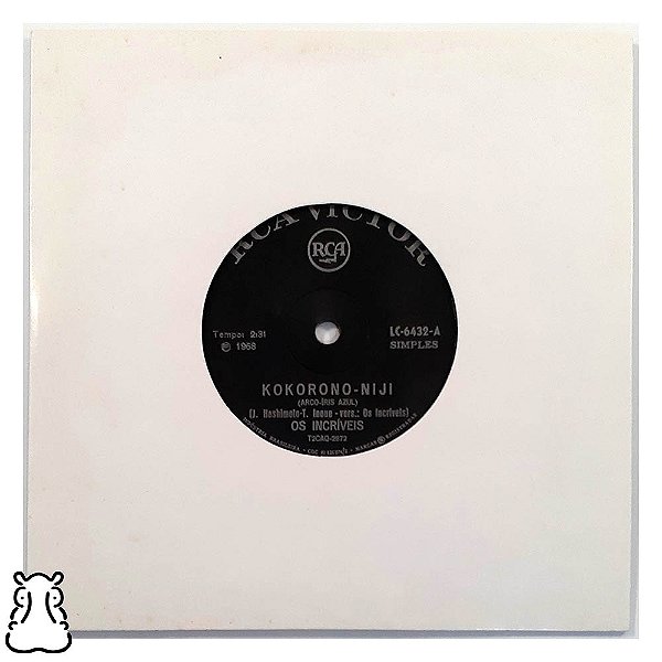 Compacto Os Incríveis Kokorono Niji O Milionário Vinil 1968