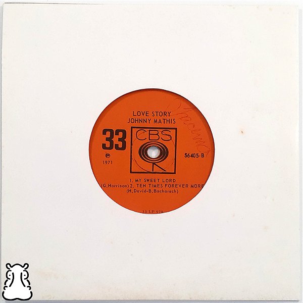 Compacto Johnny Mathis - Love Story - Disco Vinil 1971 - Hm