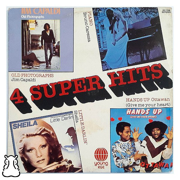 Compacto 4 Super Hits - Disco de Vinil 1982 - Hm
