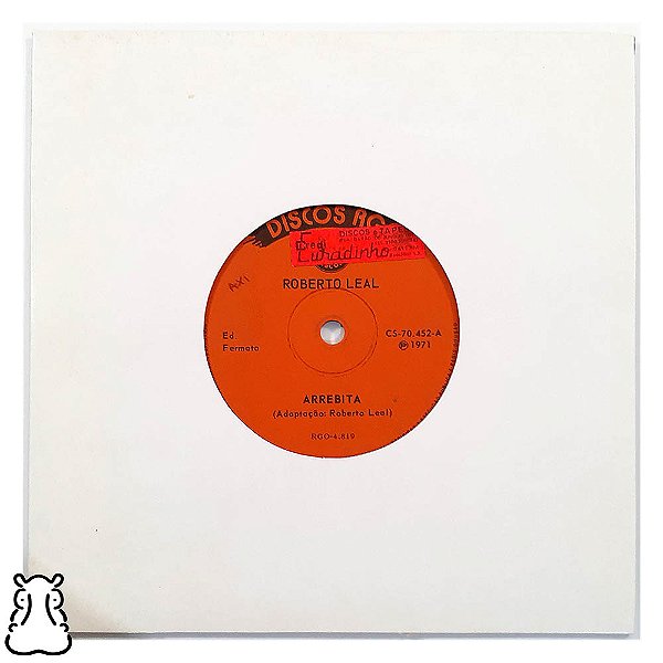 Compacto Roberto Leal Arrebita / Parabéns Querida Vinil 1971