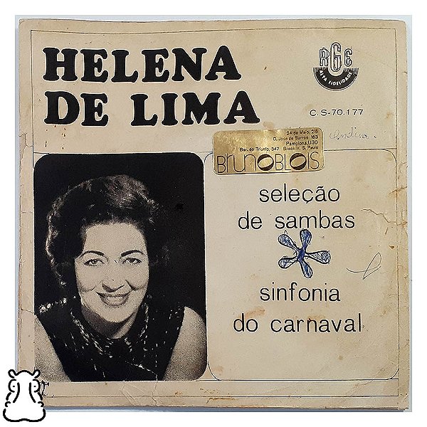 Compacto Helena de Lima - Seleção de Sambas - Vinil - Hm