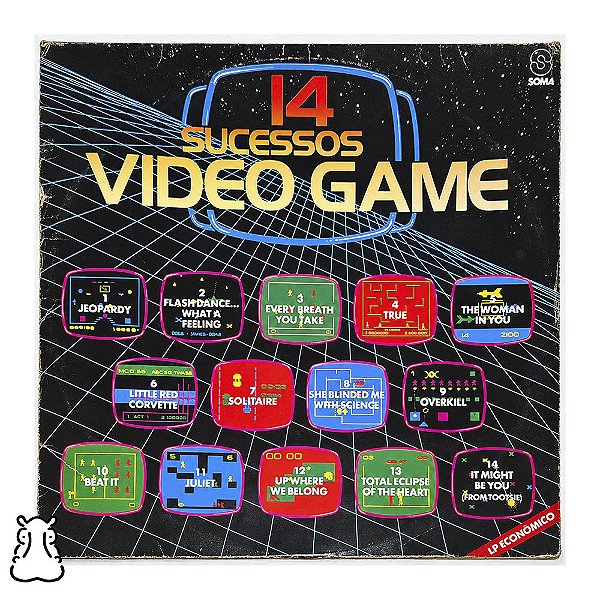 LP Videogame Group - 14 Sucessos Video Game - Vinil - Hm