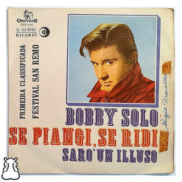 Compacto Bobby Solo - Se Piangi, Se Ridi - Vinil 1965 - Hm