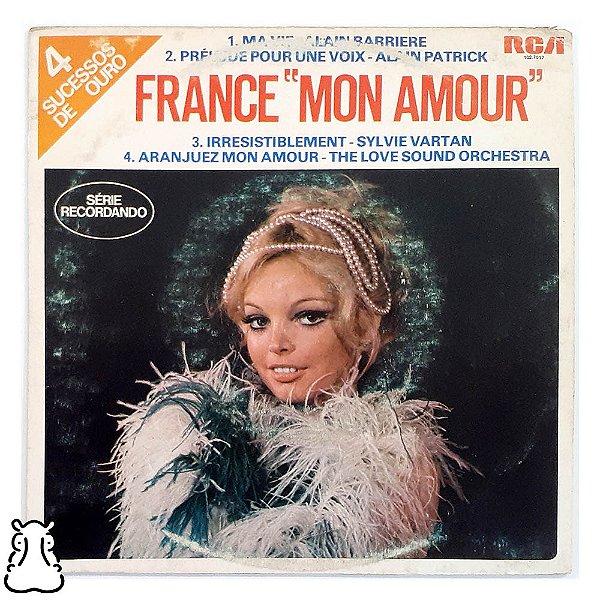 Compacto 4 Sucessos de Ouro France Mon Amour Vinil 1982 - Hm