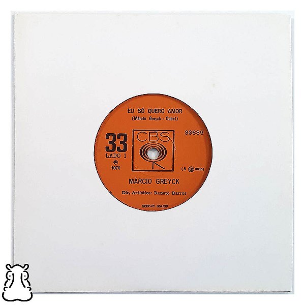Compacto Márcio Greyck - Eu Só Quero Amor - Vinil 1970 - Hm