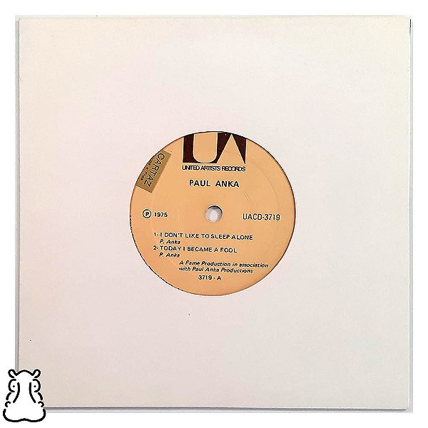 Compacto Paul Anka - I Don't Like To Sleep Alone Vinil 1975