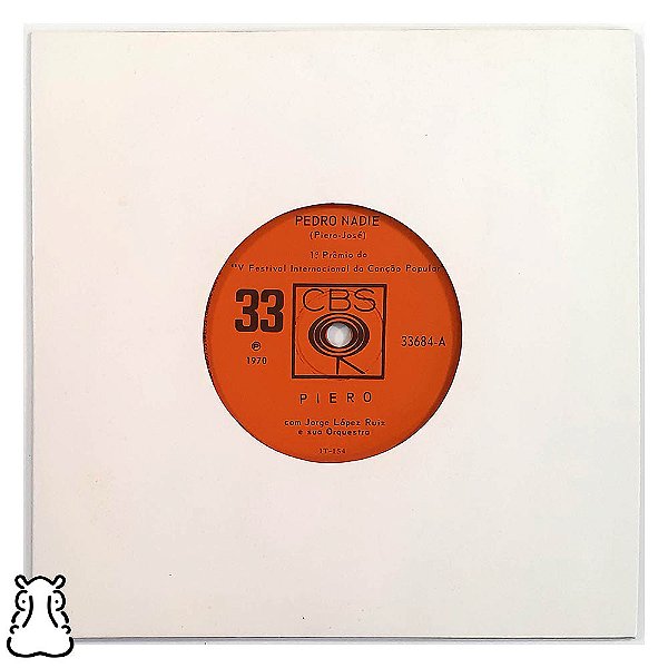 Compacto Piero - Pedro Nadie Valdemar Brasileiro 1970 Vinil