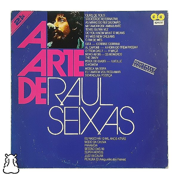 LP A Arte De Raul Seixas - 1982 - Com Encarte - Vinil - Hm