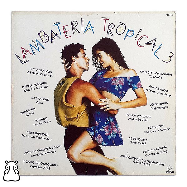 LP Lambateria Tropical 3 - 1990 - Vinil - Hm
