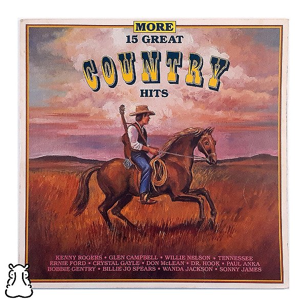 LP More 15 Great Country Hits - 1989 - Disco de Vinil - Hm