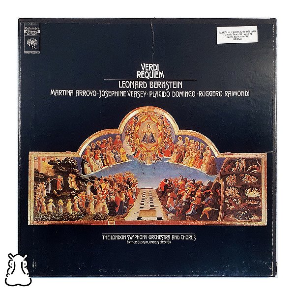 Box 2 LPs Verdi - Bernstein - Requiem - Vinil Importado - Hm