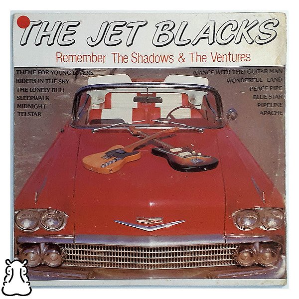 LP The Jet Blacks Remember Shadows & The Ventures 1988 Vinil