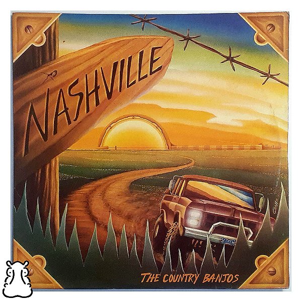 LP Nashville - The Country Banjos - 1989 Disco de Vinil - Hm