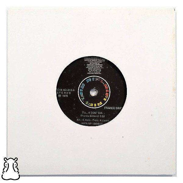 Compacto Franco Simone - Tu... E Così Sia 1976 - Vinil - Hm