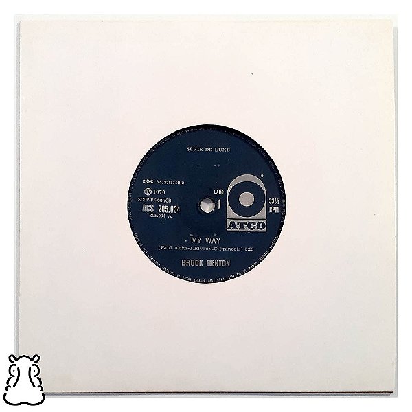 Compacto Brook Benton - My Way - 1970 - Disco de Vinil - Hm