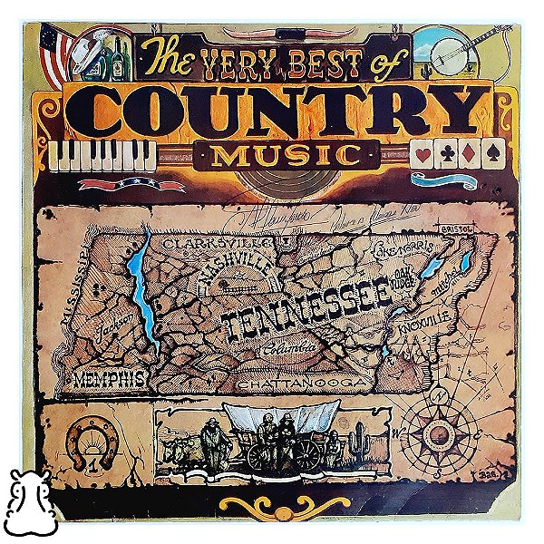 LP The Very Best of Country Music - Disco de Vinil 1987 - Hm