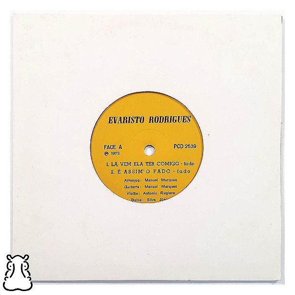Compacto Evaristo Rodrigues Lá Vem Ela Ter Comigo 1973 Vinil