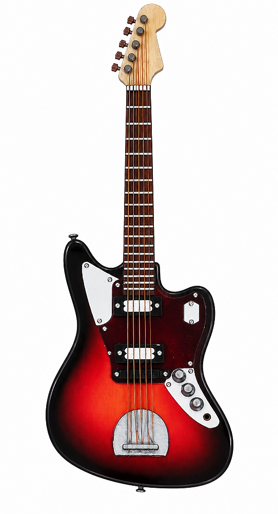 Miniatura Guitarra - Salvat Ed. 19 - Fender Jaguar - Hm