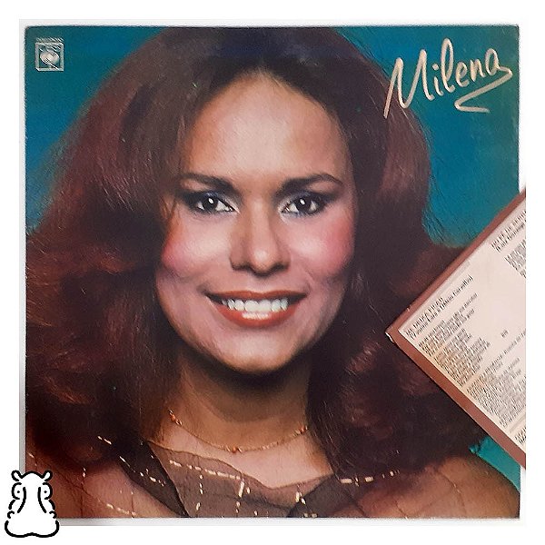 LP Milena - Me Deixa Ficar - 1979 - Encarte - Vinil - Hm