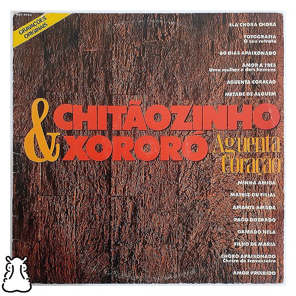 LP Chitãozinho & Xororó - Aguenta Coração - 1991 Vinil - Hm